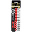 Benson 12-delige dopsleutelset - 1/2" opname - Chroom-vanadiumstaal - Maten 10-24 mm