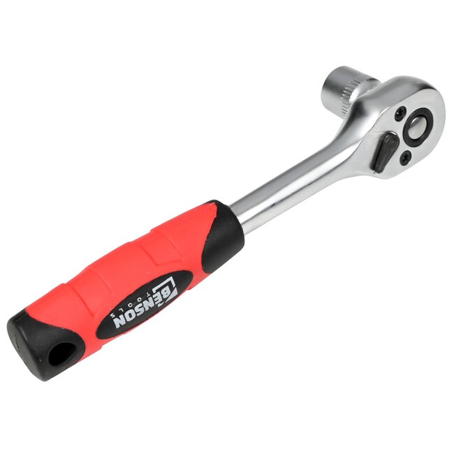 Benson 12-delige dopsleutelset - 1/2" opname - Chroom-vanadiumstaal - Maten 10-24 mm