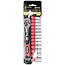 Benson 12-delige dopsleutelset - 1/2" opname - Chroom-vanadiumstaal - Maten 10-24 mm
