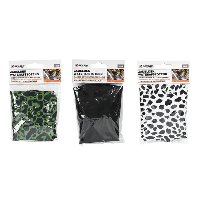 Benson Waterafstotend zadeldek - stevig polyester - elastische band - 3 kleuren