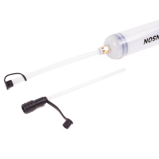 Benson Handpomp voor vloeistoffen - 200 ml - Inclusief flexibele slangen en anti-lekdop