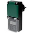 Benson Digitale tijdklok - voor buiten - spatwaterdicht - zwart - 230 Volt