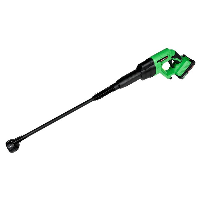 Hofftech Draadloze hogedrukreiniger - water aanzuigfunctie - 20V - 6 spuitstanden - 120 l/u - 3,15 kg