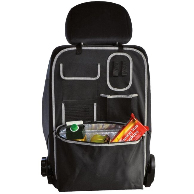 Benson Autostoel organizer met koelvak - waterafstotend - 64 x 41 cm - 4 vakken