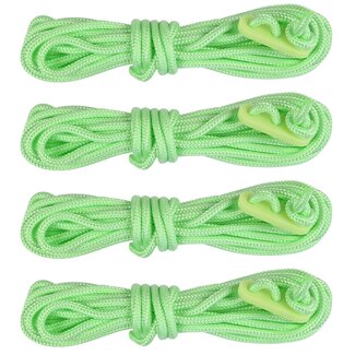 Benson Glow in the Dark scheerlijn - 4x3 meter - Inclusief spanners - Veilig kamperen - Zon-oplaadbaar