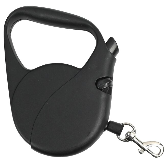 Benson Hondenriem rollijn - ergonomisch - flexibel - 3 meter - zwart