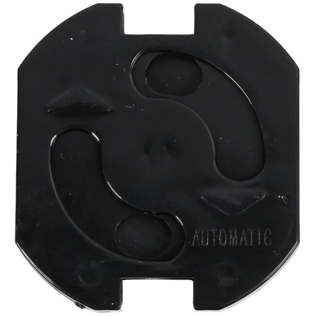 Benson Zwarte stopcontactbeveiligers - set van 5 - eenvoudige installatie - optimale bescherming