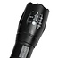 Hofftech Veelzijdige tactische zaklamp - 5 standen - 260 lumen - zoomfunctie - robuuste behuizing