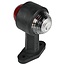 Benson Breedtelamp rubberen behuizing - voorbedraad - 125 mm - rood en wit