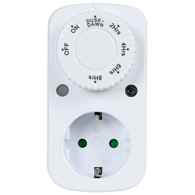 Benson Automatische tijdschakelaar met dag/nacht sensor en afteltimer - max 3600W
