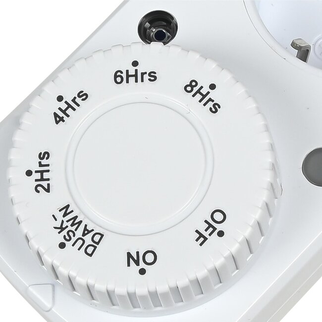 Benson Automatische tijdschakelaar met dag/nacht sensor en afteltimer - max 3600W