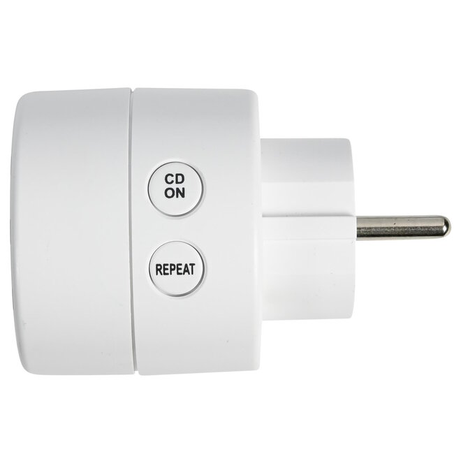 Benson Eenvoudige ronde tijdschakelaar - energiebeheer tot 2800W - programmeerbaar tot 9 uur