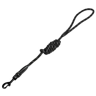 Benson Reflecterende hondenriem - Veiligheid en stijl - 120 cm - Zwart Benson Reflecterende hondenriem - Veiligheid en stijl - 120 cm - Zwart