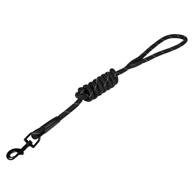 Benson Reflecterende hondenriem - Veiligheid en comfort - 150 cm - Zwart