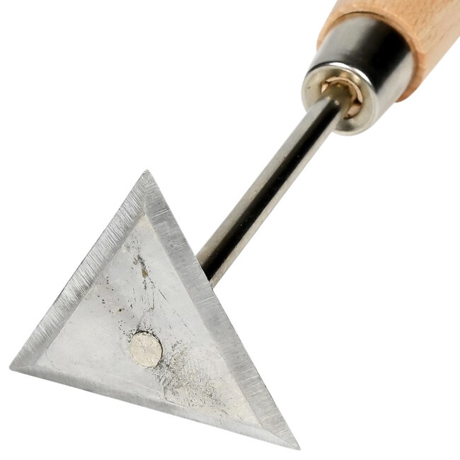 Benson Driehoekige verfschraper - 21 cm - ideaal voor hoeken en vlakke oppervlakken