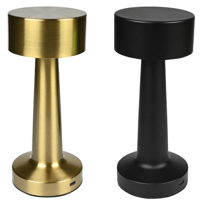 Benson Oplaadbare LED tafellamp - Dimbaar - 3 Kleurinstellingen - USB-aansluiting - Kleurenmix