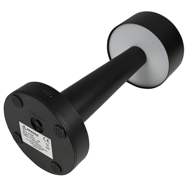 Benson Oplaadbare LED tafellamp - Dimbaar - 3 Kleurinstellingen - USB-aansluiting - Kleurenmix