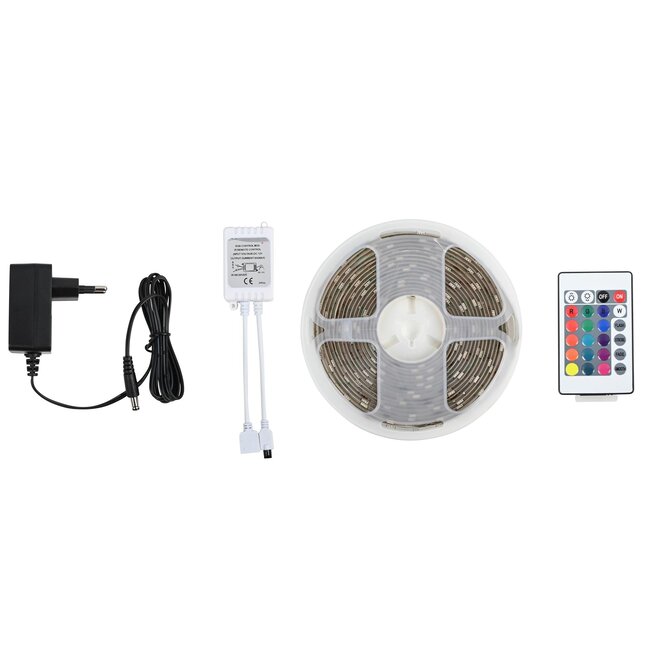 Benson Flexibele LED strip - kleurrijk - waterdicht IP65 - 5 meter - voor binnen en buiten