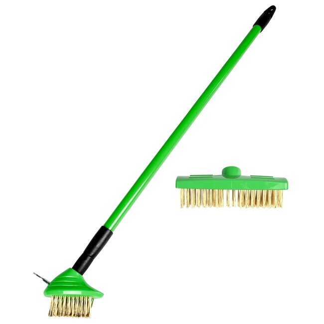 Benson Onkruidborstel set - telescopische steel - 3-delig - ergonomisch - verstelbaar 80-140 cm