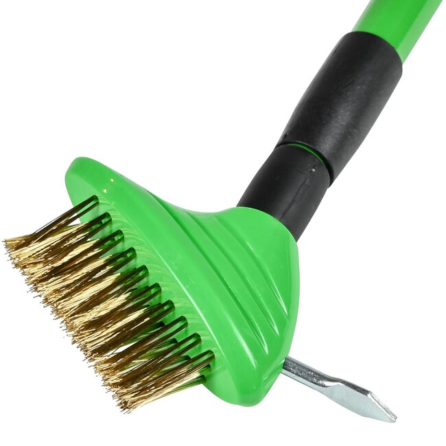 Benson Onkruidborstel set - telescopische steel - 3-delig - ergonomisch - verstelbaar 80-140 cm