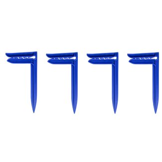 Benson 4-delige strandlakenklemmen - windbestendig - 6,5 x 15 cm - ideaal voor strand en ligstoel