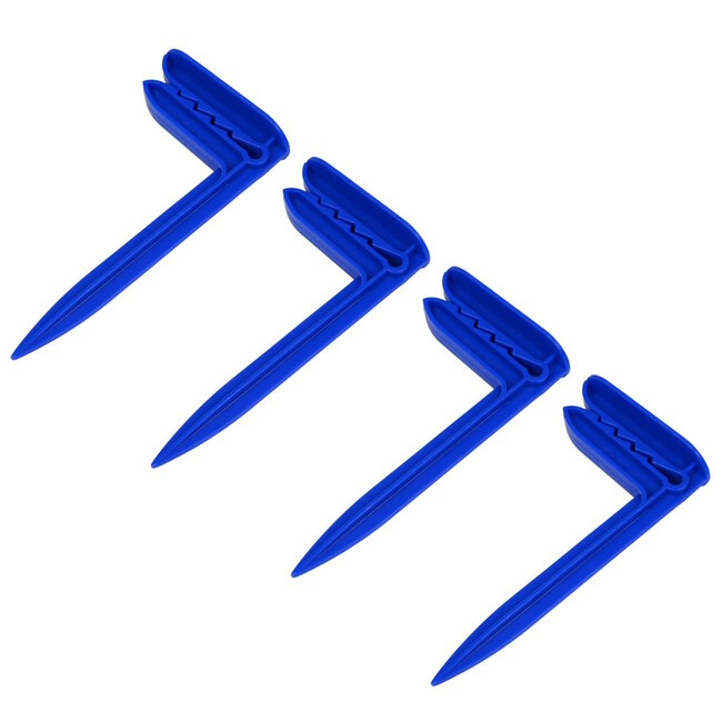 Benson 4-delige strandlakenklemmen - windbestendig - 6,5 x 15 cm - ideaal voor strand en ligstoel