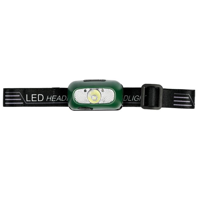 Hofftech Oplaadbare hoofdlamp - sensorfunctie - handsfree - groen