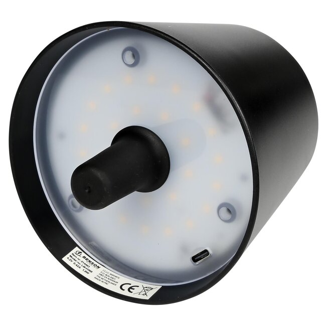 Benson Aanraakdimbare LED flessenlamp - USB oplaadbaar - Warm wit licht - Compact design
