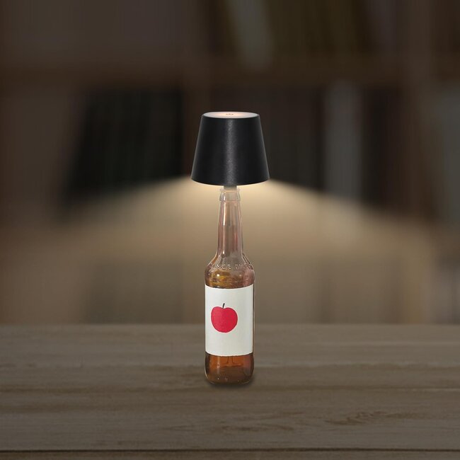 Benson Aanraakdimbare LED flessenlamp - USB oplaadbaar - Warm wit licht - Compact design