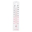 Benson Buitenthermometer - Kunststof - Celsius en Fahrenheit - 20 cm - Wit