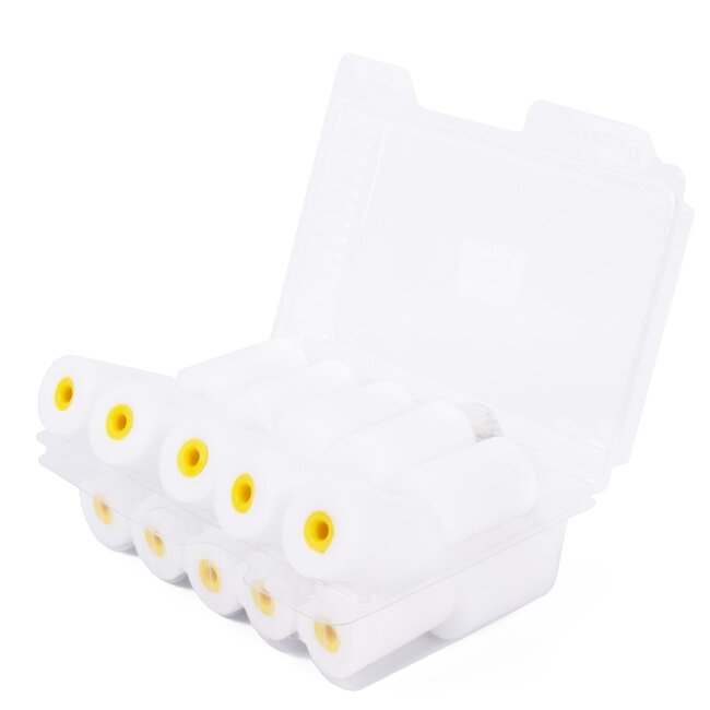 Benson Mini schuimroller set - 5 cm - recht - 20 stuks - Ø 3.5 cm