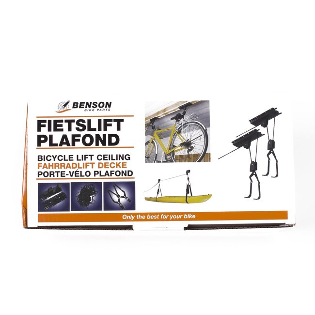 Benson Fietslift voor plafond - Max. 4 meter - 20 kg - Ruimtebesparend