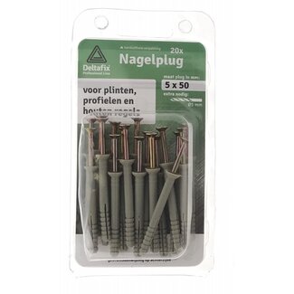 Deltafix Slagpluggen - 5 x 50 mm - Kunststof - 20 stuks