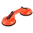 Benson Dubbele zuignaphouder - 50 kg draagkracht - Ø 115 mm - oranje