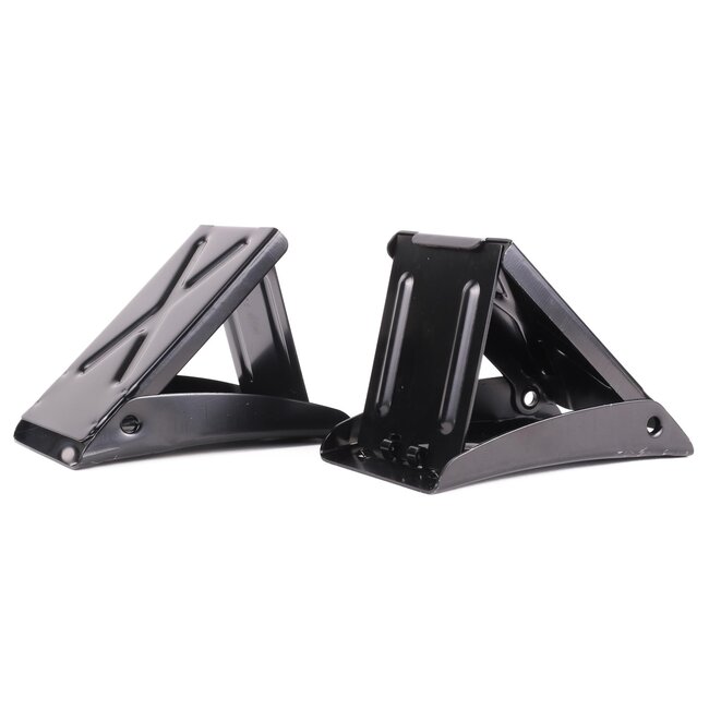 Benson Inklapbare metalen wielkeggen - set van 2 - 105 x 80 mm - oranje gecoat