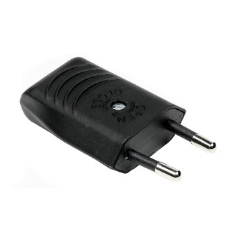 Benson Platte stekker - zwart - 2.5 Ampère - type C