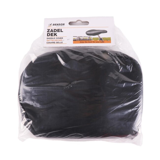 Benson Universeel zadeldekje - waterafstotend - zwart - bescherming tegen vuil en regen