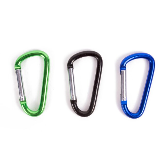 Benson Musketon haak - 8 x 80 mm - aluminium - set van 3