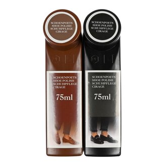 Benson Schoenpoetsset - Zwart en bruin - 2-delig - 75 ml per dispenser