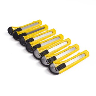 Benson Afbreekmes - Uitschuifmes - Ergonomisch - 18 mm - 7 stuks