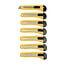 Benson Afbreekmes - Uitschuifmes - Ergonomisch - 18 mm - 7 stuks