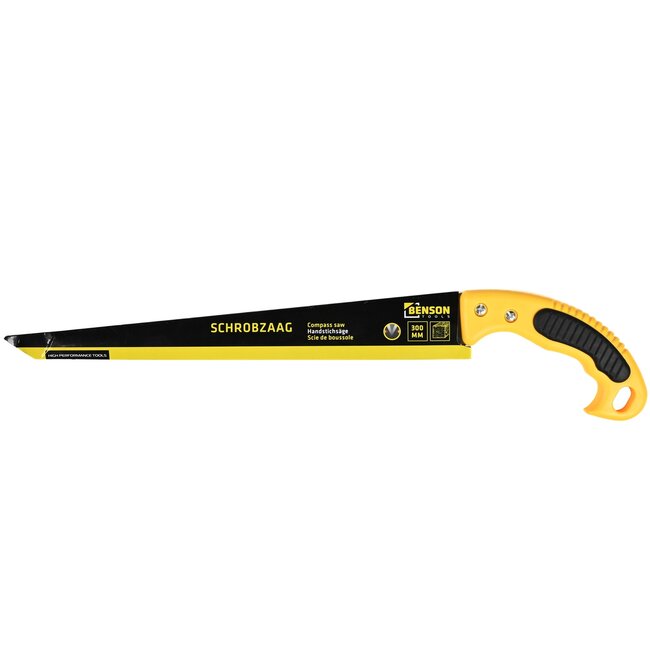 Benson Schrobzaag - Ergonomisch Handvat - Gehard Zaagblad - 300 mm - 9 TPI