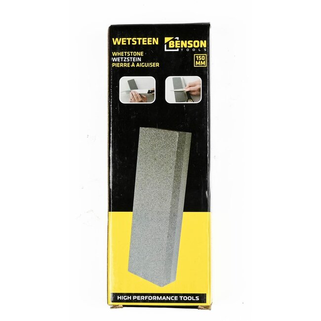 Benson Dubbelzijdige slijpsteen - grove en fijne korrel - 150 mm - aluminiumoxide