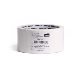 Benson Veelzijdige reparatietape - 10 meter - Space wit - Sterk en betrouwbaar Benson Veelzijdige reparatietape - 10 meter - Space wit - Sterk en betrouwbaar