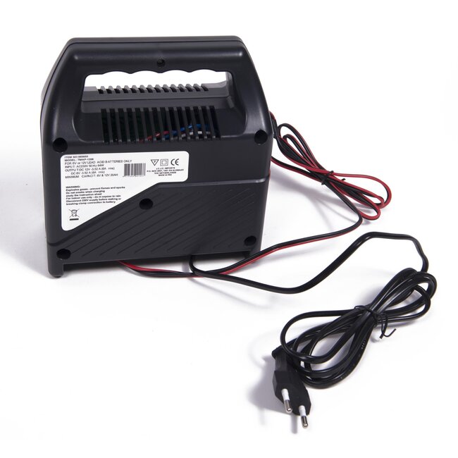 Hofftech Acculader - 6V & 12V - 2, 4 & 6 Ampère - Veilig & Snel Opladen - CE Goedgekeurd