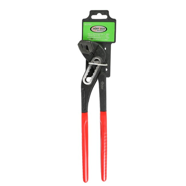 Hofftech Waterpomptang - Vorm D - 7 Instelmogelijkheden - 300 mm - Zwart - Chroom-vanadium