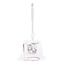 Benson WC borstel met houder - 34 cm - wit - hygiënisch en stijlvol