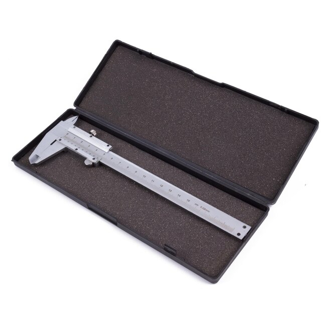 Benson Schuifmaat - Metaal - Nauwkeurig tot 0.01 mm - Inclusief Opbergbox - 150 mm