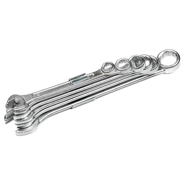 Benson Steeksleutel set - 6 delig - 8 t/m 17 mm - gehard chroom vanadium staal - gepolijst en verchroomd
