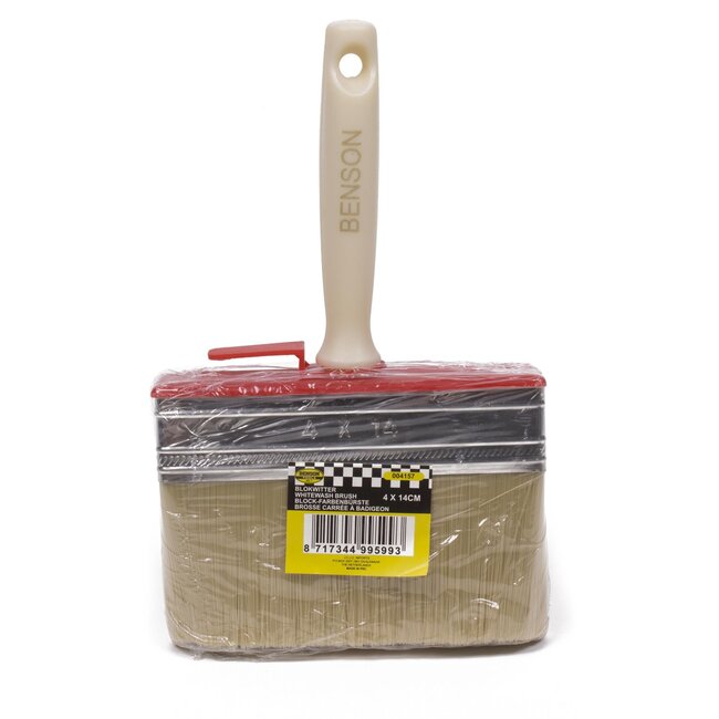 Benson Veelzijdige blokkwast - synthetische en natuurlijke haren - 4 x 14 cm